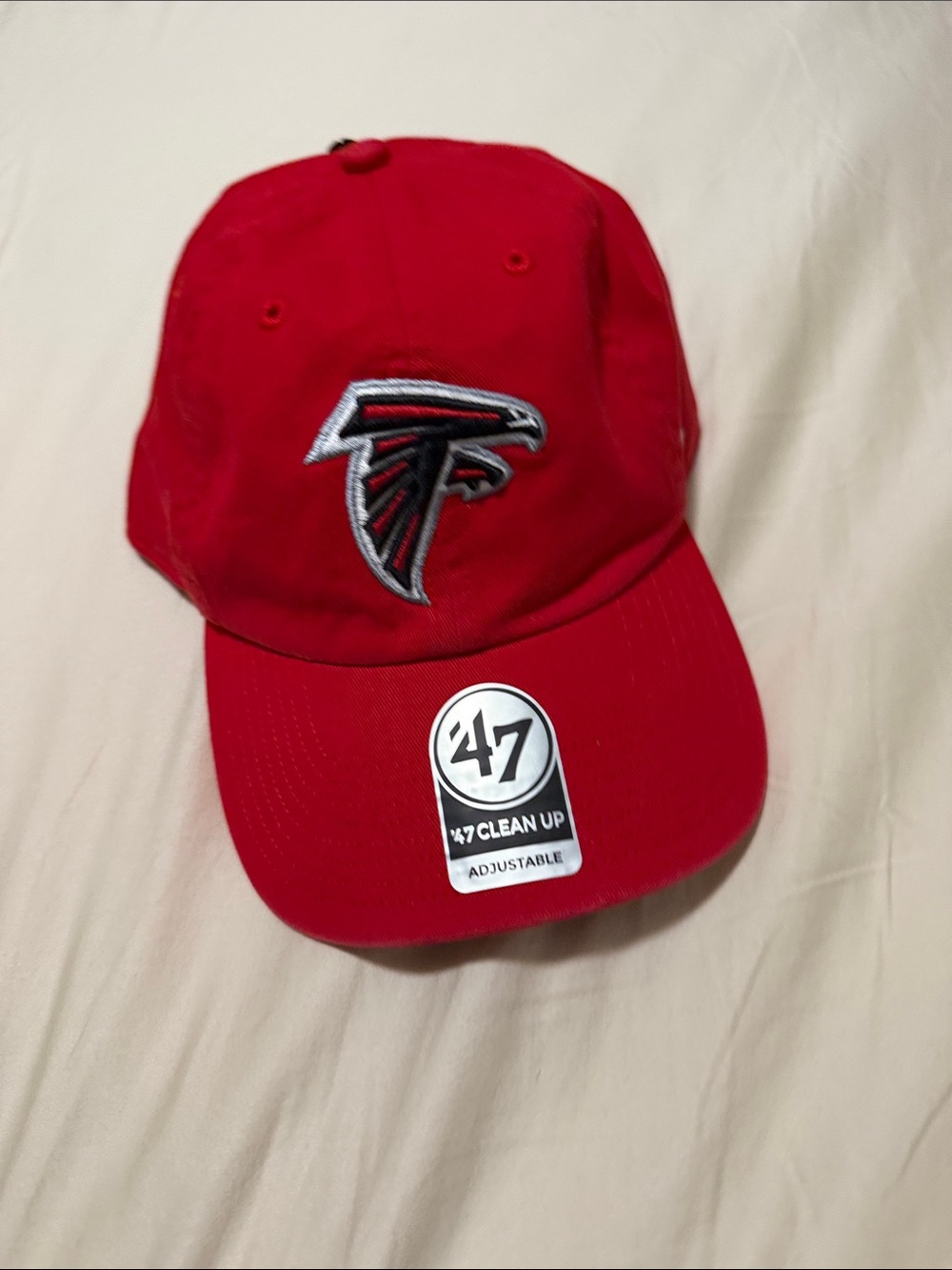 47 Red Atlanta Falcons Relaxed Fit Adjustable Hat